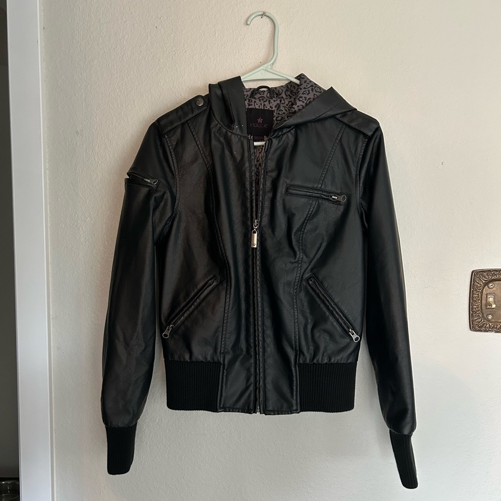 Nollie faux leather jacket - medium